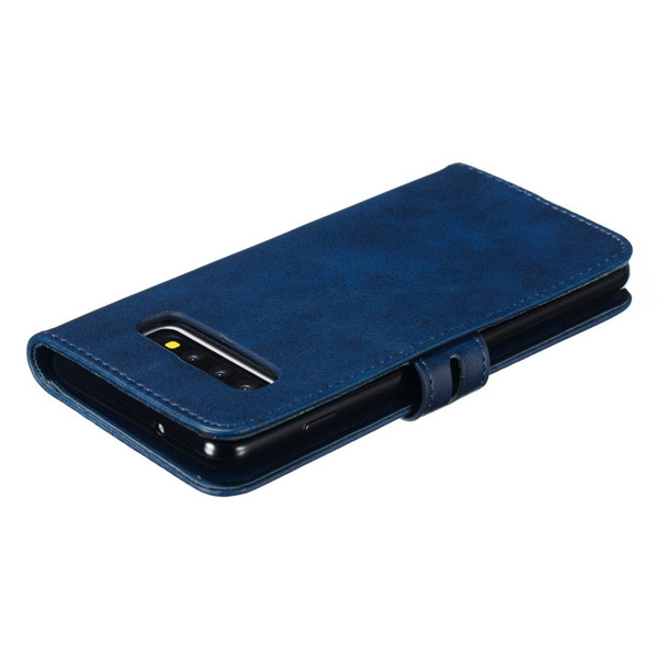 Leather Protective Case - Galaxy S10(Blue)