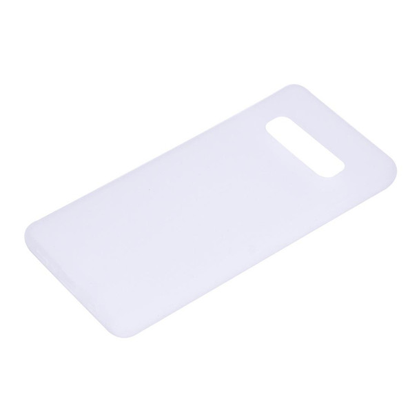 Candy Color TPU Case for Samsung Galaxy S10(White)