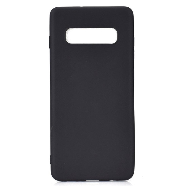 Candy Color TPU Case for Samsung Galaxy S10(Black)