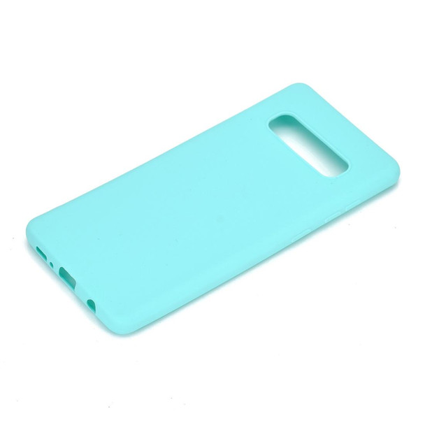 Candy Color TPU Case for Samsung Galaxy S10(Baby Blue)