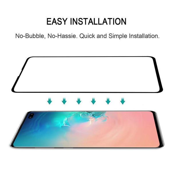 9H 2.5D Premium Curved Screen Crystal Tempered Glass Film for Galaxy S10 Plus