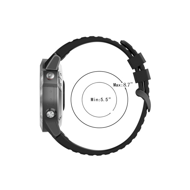 Garmin Approach s62 Silicone Watch Band(Black)
