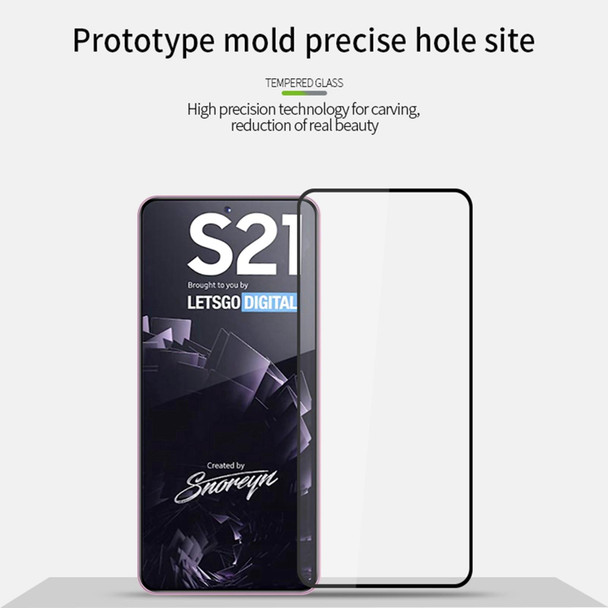 Samsung Galaxy S21 5G MOFI 9H 2.5D Full Screen Tempered Glass Film(Black)