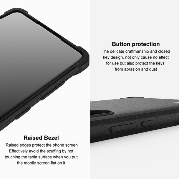 Xiaomi Black Shark 5 IMAK All-inclusive Shockproof Airbag TPU Case with Screen Protector(Matte Grey)