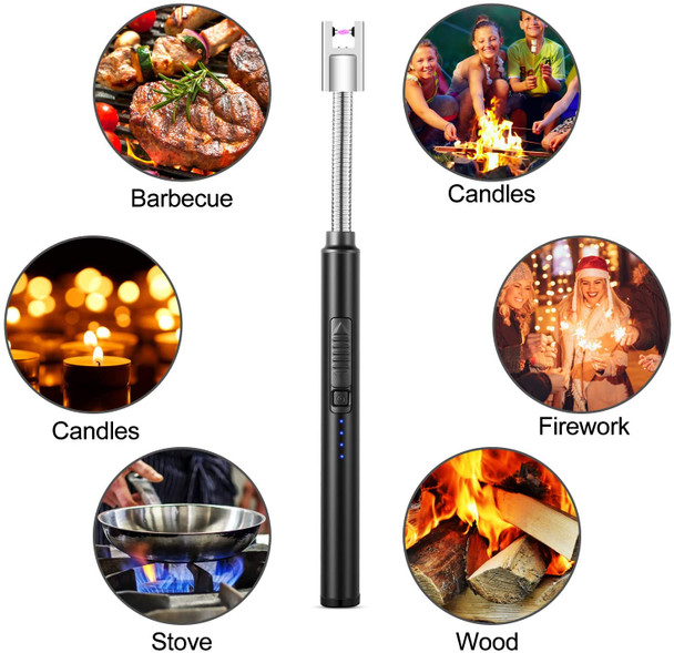 USB Rechargeable Windproof Flexible Electric Candle Lighter