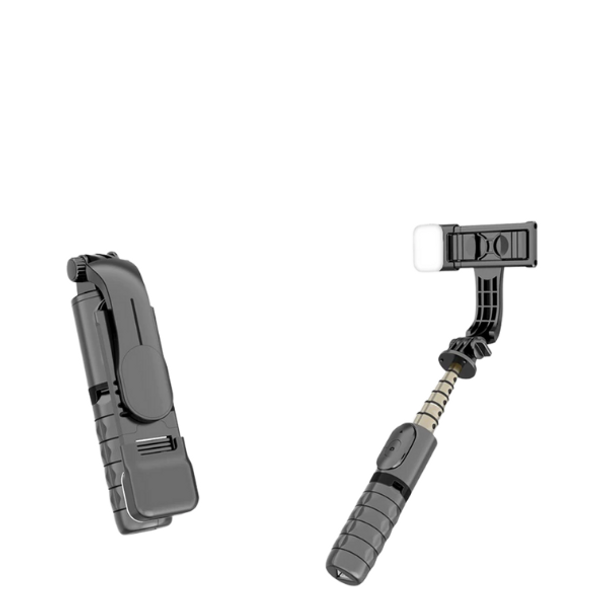 Flexible Selfie Stick with LED Light