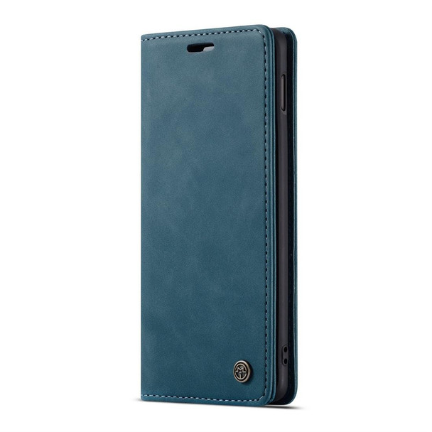 CaseMe-013 Multifunctional Retro Frosted Horizontal Flip Leatherette Case for Galaxy S10 E, with Card Slot & Holder & Wallet (Blue)