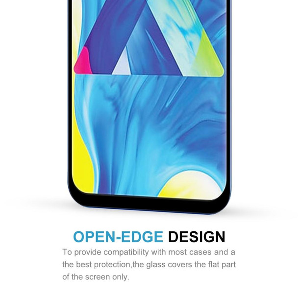 9H 9D Full Screen Tempered Glass Screen Protector for Galaxy M10(Black)