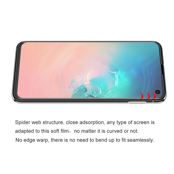 ENKAY Hat-Prince 0.1mm 3D Full Screen Protector Explosion-proof Hydrogel Film Front + Back for Galaxy S10e, TPU+TPE+PET Material