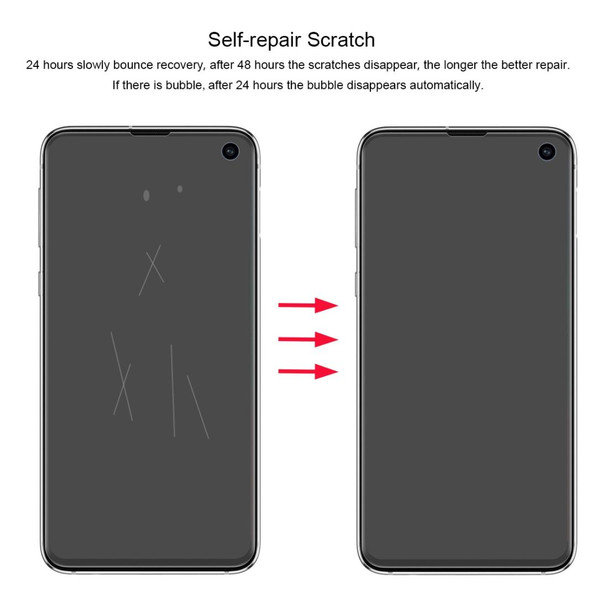ENKAY Hat-Prince 0.1mm 3D Full Screen Protector Explosion-proof Hydrogel Film Front + Back for Galaxy S10e, TPU+TPE+PET Material