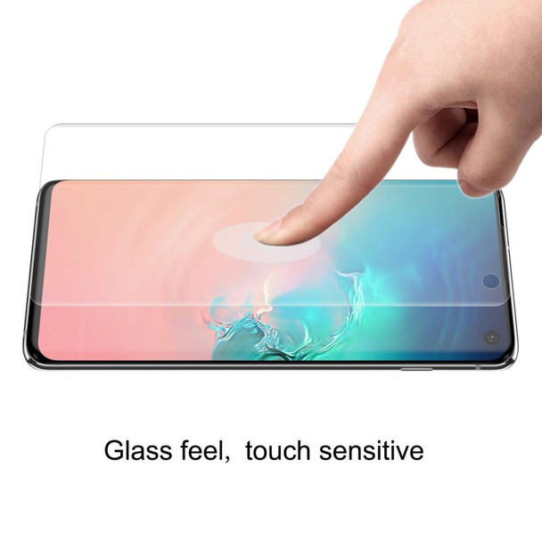 ENKAY Hat-Prince 0.1mm 3D Full Screen Protector Explosion-proof Hydrogel Film for Galaxy S10, TPU+TPE+PET Material (Transparent)