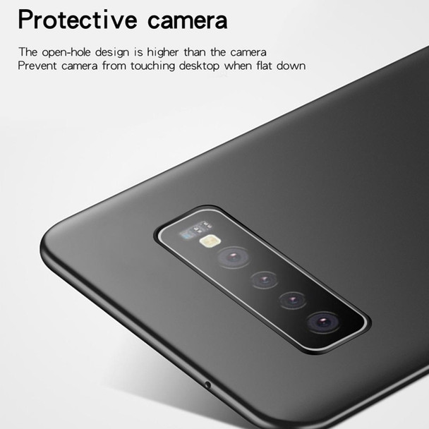 MOFI Frosted PC Ultra-thin Full Coverage Case for Galaxy S10 Plus (Black)