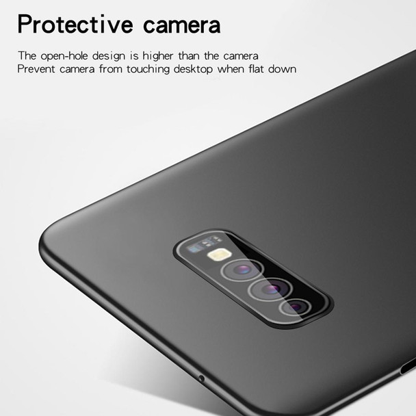 MOFI Frosted PC Ultra-thin Full Coverage Case for Galaxy S10e(Black)