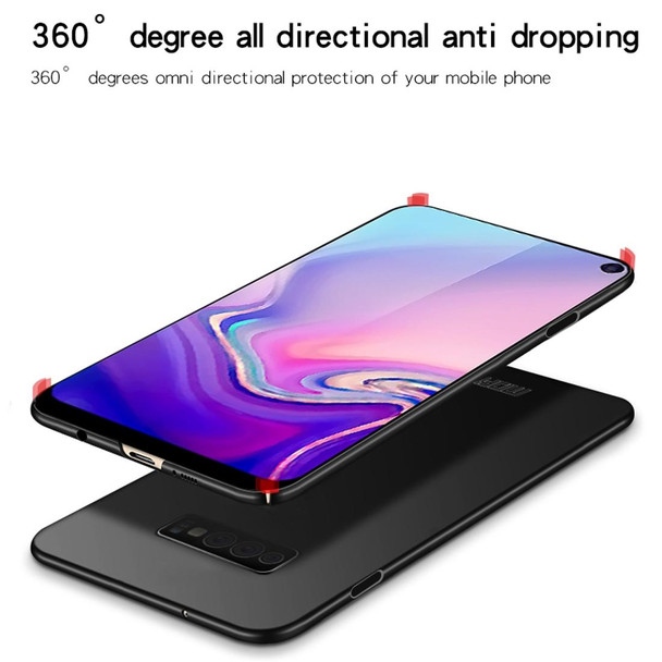 MOFI Frosted PC Ultra-thin Full Coverage Case for Galaxy S10e(Black)