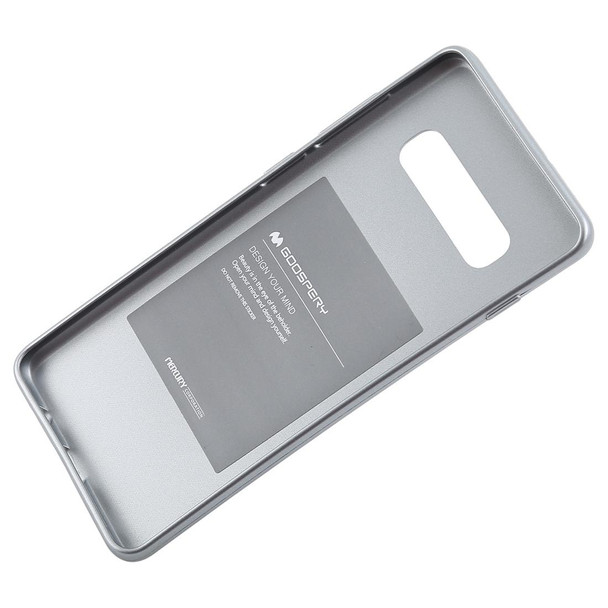 GOOSPERY I JELLY METAL TPU Case for Galaxy S10+(Grey)