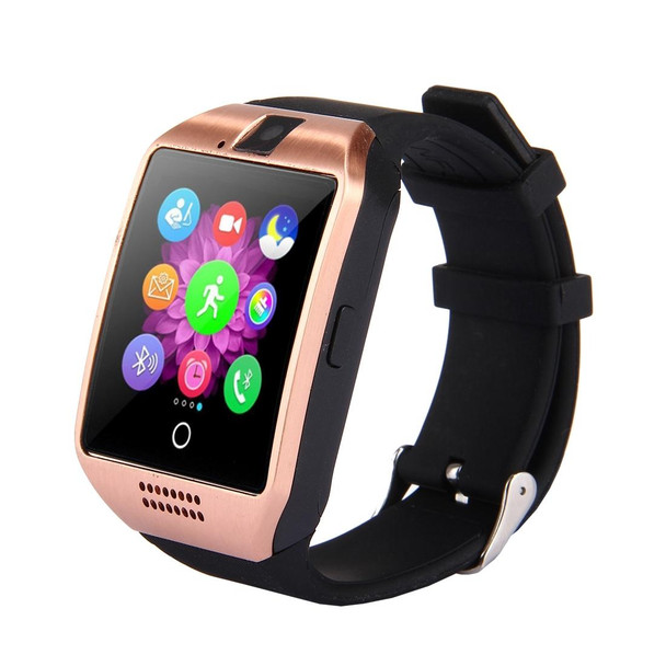 Q18 1.54 inch TFT Screen MTK6260A 360MHz Bluetooth 3.0 Smart Watch Phone, 128M + 64M Memory(Gold)