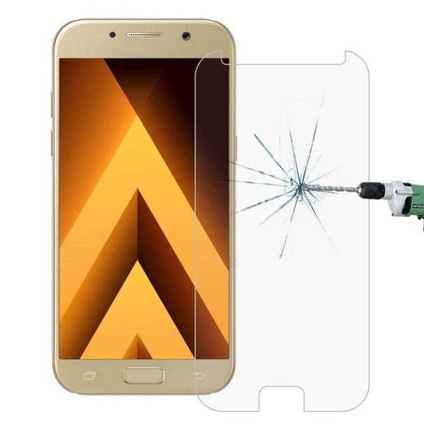 2 PCS for Galaxy A5 (2017) / A520 0.26mm 9H Surface Hardness 2.5D Explosion-proof Tempered Glass Non-full Screen Film