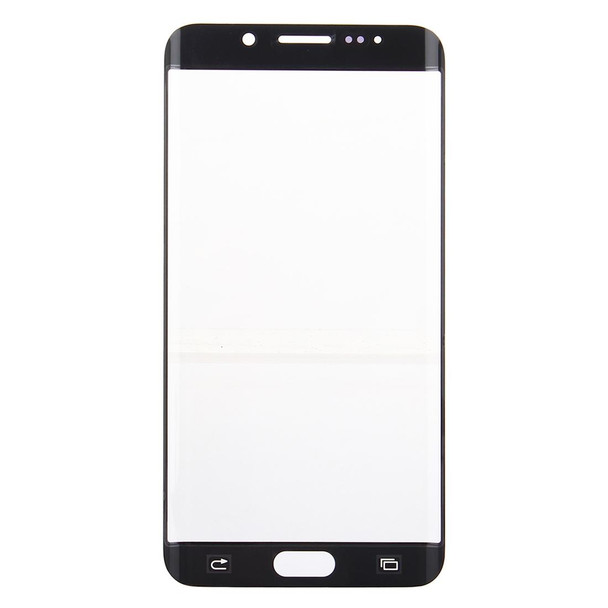 Front Screen Outer Glass Lens for Galaxy S6 Edge+ / G928(White)