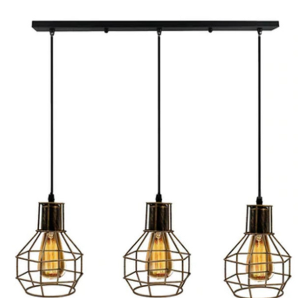 Nu Home - Industrial Iron Cage Light