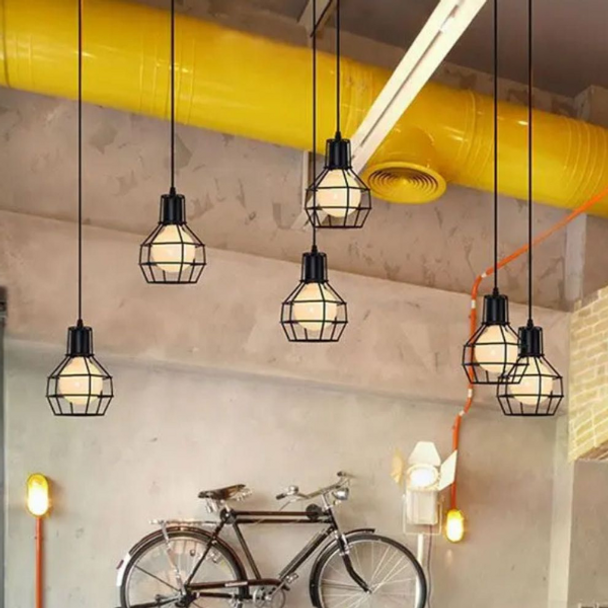 Nu Home - Industrial Iron Cage Light