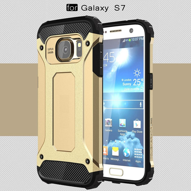 Galaxy S7 / G930 Tough Armor TPU + PC Combination Case (Gold)