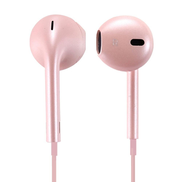 EarPods Wired Headphones Earbuds with Wired Control & Mic(Rose Gold)