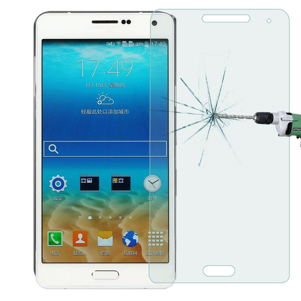 10PCS for Galaxy A7 0.26mm 9H+ Surface Hardness 2.5D Explosion-proof Tempered Glass Film