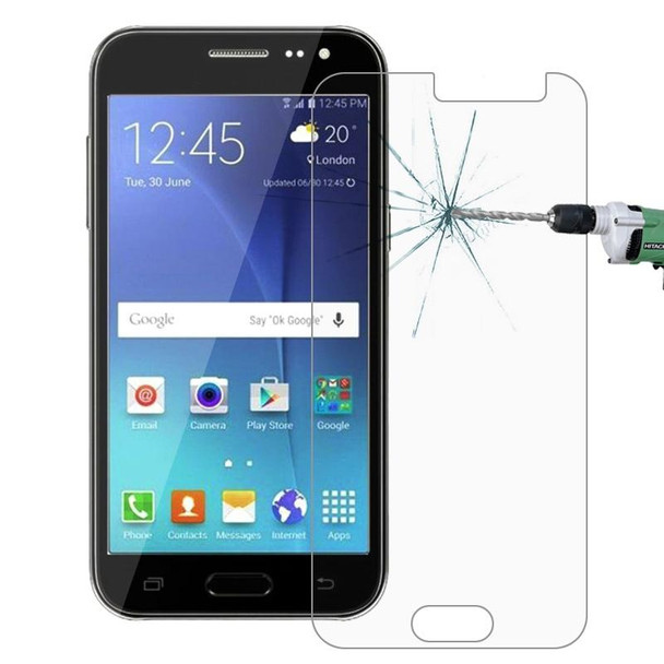 Galaxy J2 / J200 0.26mm 9H+ Surface Hardness 2.5D Explosion-proof Tempered Glass Film