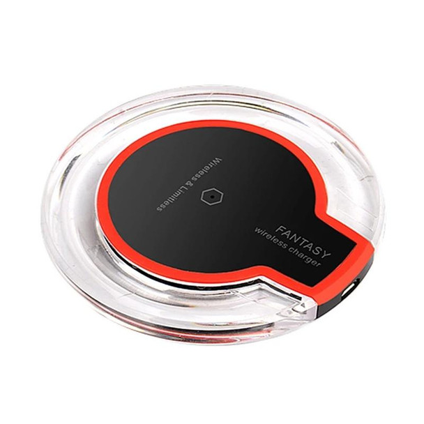 FANTASY Wireless Charger - iPhone 8 / 8 Plus / X &  All QI Standard Compatible Devices Galaxy S5 / S4 / Note 4 / 3, etc(Black)