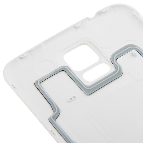 Original Plastic Material Battery Housing Door Cover with Waterproof Function for Galaxy S5 / G900(White)