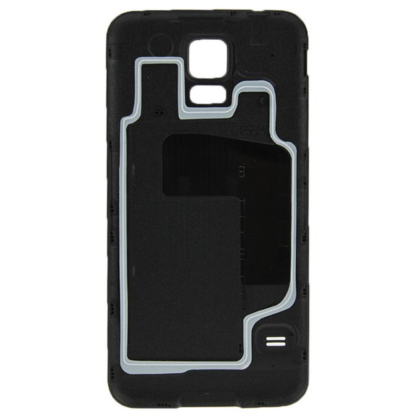 Original Plastic Material Battery Housing Door Cover with Waterproof Function for Galaxy S5 / G900 (Black)