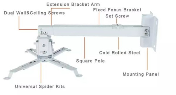 Adjustable Projector Ceiling Mount