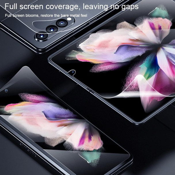 25 PCS Full Screen Protector Explosion-proof Hydrogel Film - Samsung Galaxy Z Fold4(Back Screen)