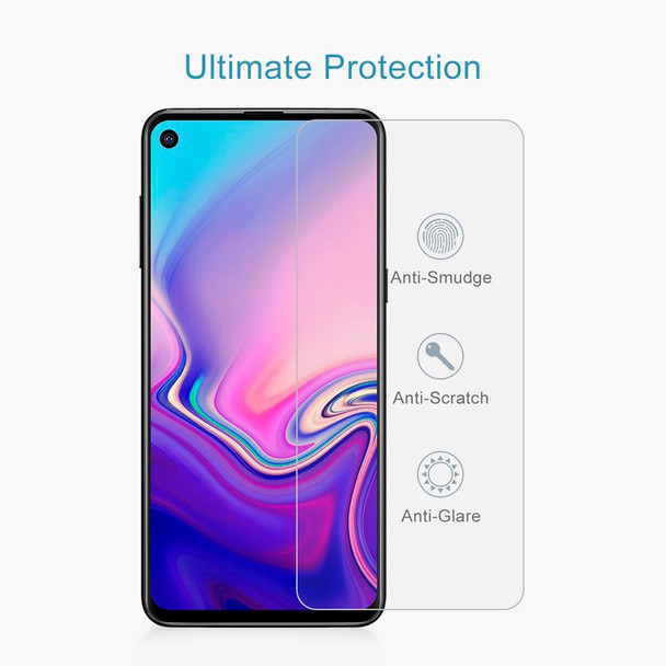 10 PCS 0.26mm 9H 2.5D Explosion-proof Tempered Glass Film for Galaxy A8s