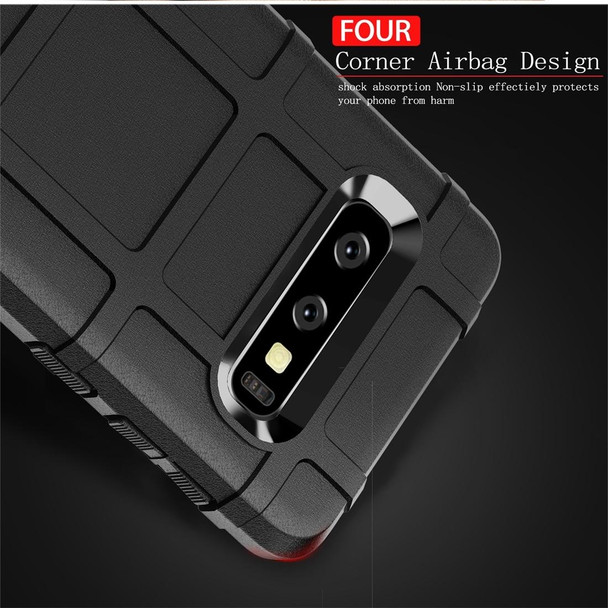 Full Coverage Shockproof TPU Case for Galaxy S10 (Black)