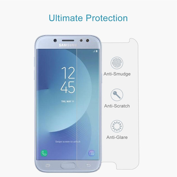 10 PCS - Galaxy J5 (2017) (EU Version) 0.26mm 9H Surface Hardness 2.5D Explosion-proof Non-full Screen Tempered Glass Screen Film