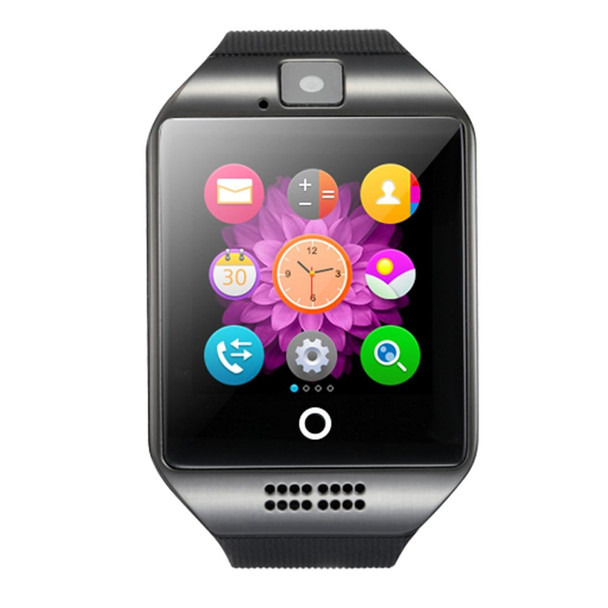 Q18 1.54 inch TFT Screen MTK6260A 360MHz Bluetooth 3.0 Smart Watch Phone, 128M + 64M Memory(Black)
