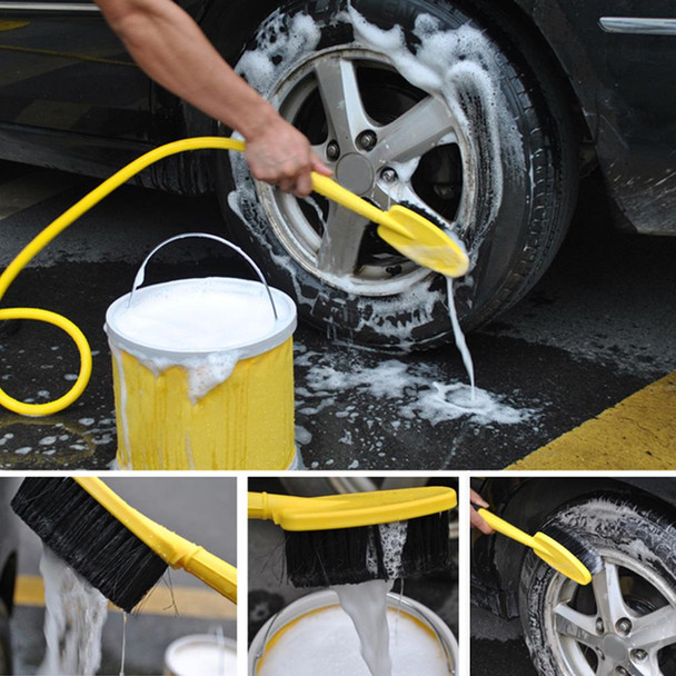 Car Cleaning Brush with Hose Adapter