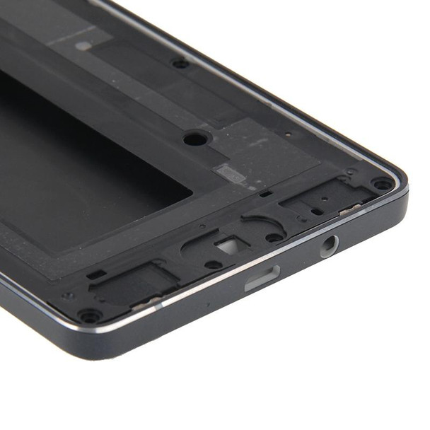 Full Housing Cover (Front Housing LCD Frame Bezel Plate + Rear Housing ) for Galaxy A5 / A500(Black)