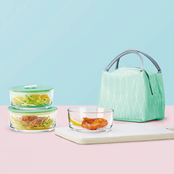 4 Piece Lunch Set with Cooler Bag