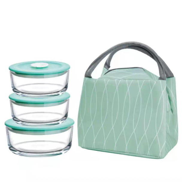 4 Piece Lunch Set with Cooler Bag