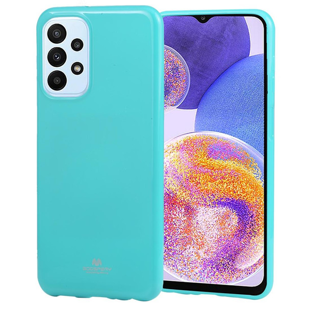 Samsung Galaxy A23 GOOSPERY PEARL JELLY Shockproof TPU Phone Case(Mint Green)