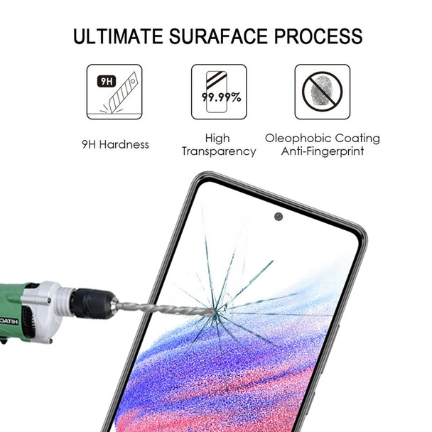 Full Glue Cover Screen Protector Tempered Glass Film - Samsung Galaxy A53 5G