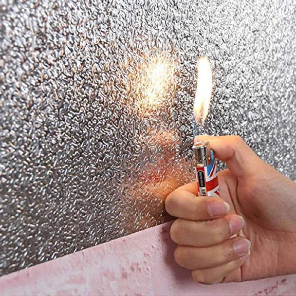 Self-Adhesive Kitchen Aluminium Wall Sticker - Oilproof & Waterproof