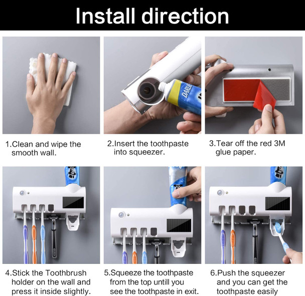 Wall-Mounted Toothbrush Sterilizer