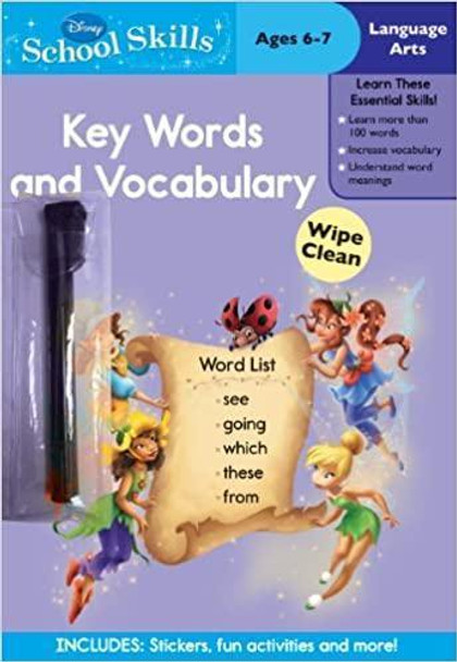 Disney School Skills - Fairies Sight Words And Vocabulary