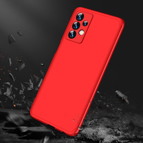 Samsung Galaxy A13 4G GKK Three Stage Splicing Full Coverage PC Phone Case(Red)