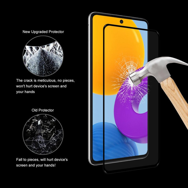 2 PCS - Samsung Galaxy M52 5G ENKAY Full Glue 0.26mm 9H 2.5D Tempered Glass Full Film