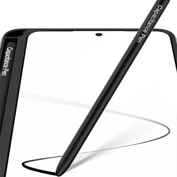 Samsung Galaxy S22 5G GKK Ultra-thin Skin Feel Phone Case with Side Pen Slot & Stylus(Black)