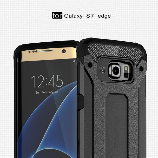 Galaxy S7 Edge / G935 Tough Armor TPU + PC Combination Case (Black)